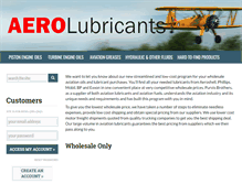 Tablet Screenshot of aerolubricants.com